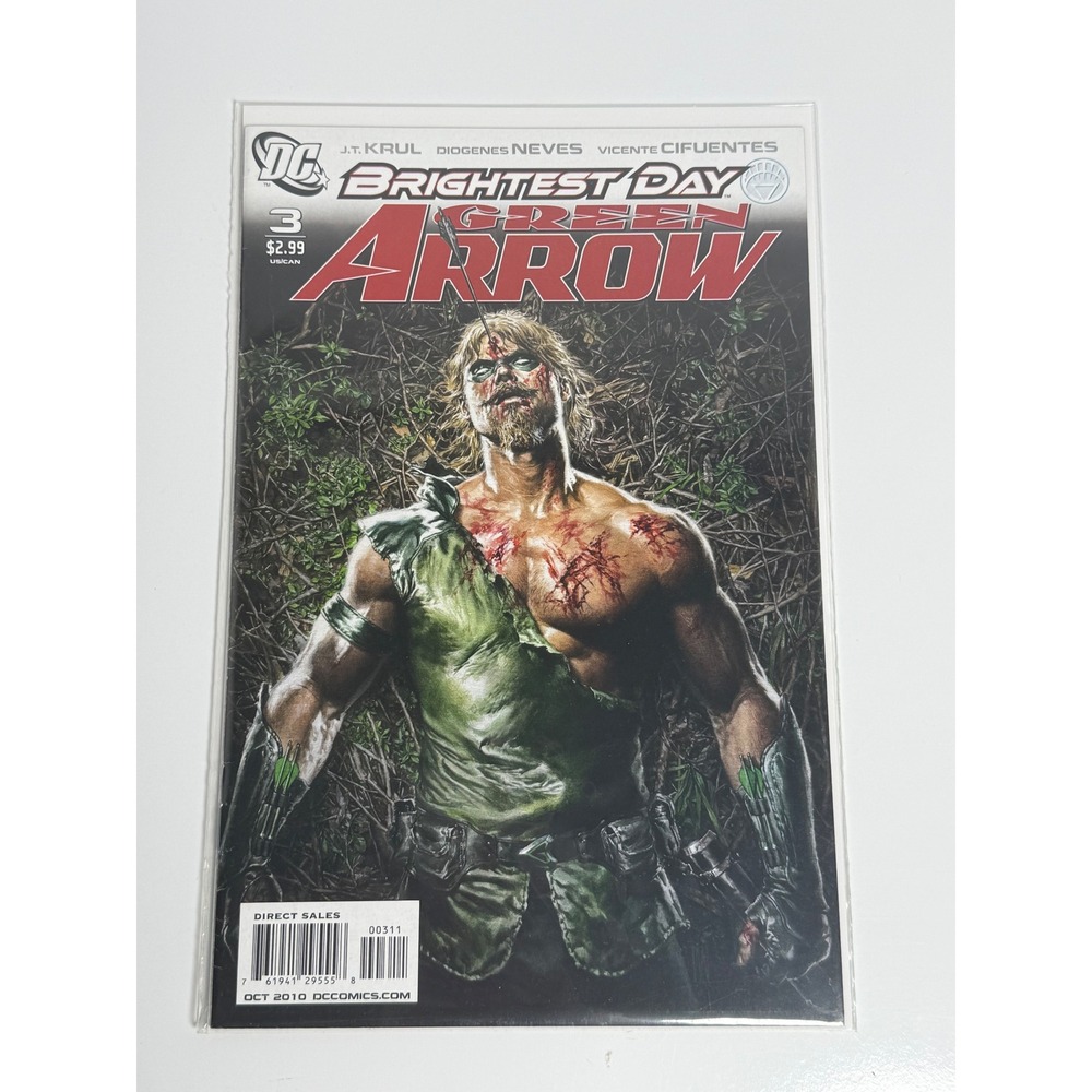 DC Comics Green Arrow Brightest‎ Day 3 Oct 2010 Mauro Cascioli Cover JT Krul